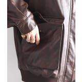 《JaVaジャバ コラボ》フェイクレザーヴィンテージオーバーブルゾン | Classical Elf  | 詳細画像41 