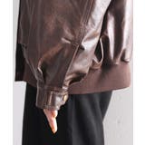 《JaVaジャバ コラボ》フェイクレザーヴィンテージオーバーブルゾン | Classical Elf  | 詳細画像42 