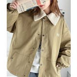 ベージュ | ボリュームが可愛い。取り外し可能ボアライナー付 5wayスタンドカラージャケット | Classical Elf