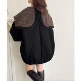 セーラー風カラーがあざとい。中綿バルーンシルエットブルゾン | Classical Elf | 詳細画像15