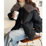 セーラー風カラーがあざとい。中綿バルーンシルエットブルゾン | Classical Elf | 詳細画像16