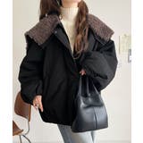 セーラー風カラーがあざとい。中綿バルーンシルエットブルゾン | Classical Elf | 詳細画像17