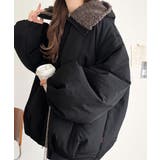 セーラー風カラーがあざとい。中綿バルーンシルエットブルゾン | Classical Elf | 詳細画像19