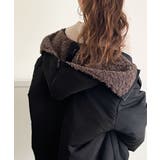 セーラー風カラーがあざとい。中綿バルーンシルエットブルゾン | Classical Elf | 詳細画像20