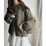 セーラー風カラーがあざとい。中綿バルーンシルエットブルゾン | Classical Elf | 詳細画像22