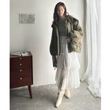 セーラー風カラーがあざとい。中綿バルーンシルエットブルゾン | Classical Elf | 詳細画像30