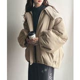 セーラー風カラーがあざとい。中綿バルーンシルエットブルゾン | Classical Elf | 詳細画像31