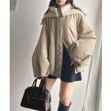 セーラー風カラーがあざとい。中綿バルーンシルエットブルゾン | Classical Elf | 詳細画像32