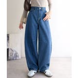 ブルー | 《JaVaジャバコラボ》旬顔シルエットで魅せる。コットン100％カーブシルエット… | Classical Elf 