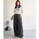 《JaVa ジャバコラボ》快適さとおしゃれの両立！バルーンデニムパンツ | Classical Elf  | 詳細画像8 