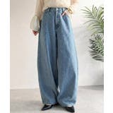 《JaVa ジャバコラボ》快適さとおしゃれの両立！バルーンデニムパンツ | Classical Elf  | 詳細画像13 