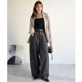 《JaVa ジャバコラボ》快適さとおしゃれの両立！バルーンデニムパンツ | Classical Elf  | 詳細画像2 