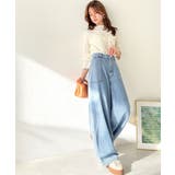 《JaVaジャバコラボ》 立体感でシルエット補正。ウエストゴムで履きやすい綿10… | Classical Elf  | 詳細画像14 