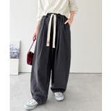 《JaVaジャバコラボ》365日、着回し無限!ウエストドロスト付きコクーンデニム… | Classical Elf | 詳細画像8