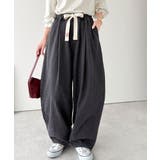 《JaVaジャバコラボ》365日、着回し無限!ウエストドロスト付きコクーンデニム… | Classical Elf | 詳細画像10