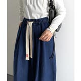 《JaVaジャバコラボ》365日、着回し無限!ウエストドロスト付きコクーンデニム… | Classical Elf | 詳細画像15