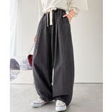 グレー | 《JaVaジャバコラボ》365日、着回し無限!ウエストドロスト付きコクーンデニム… | Classical Elf