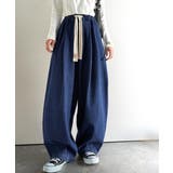 《JaVaジャバコラボ》365日、着回し無限!ウエストドロスト付きコクーンデニム… | Classical Elf | 詳細画像16