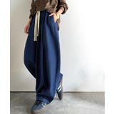 《JaVaジャバコラボ》365日、着回し無限!ウエストドロスト付きコクーンデニム… | Classical Elf | 詳細画像17