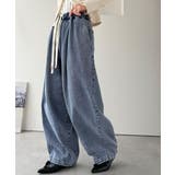 《JaVaジャバコラボ》365日、着回し無限!ウエストドロスト付きコクーンデニム… | Classical Elf | 詳細画像20