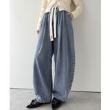 《JaVaジャバコラボ》365日、着回し無限!ウエストドロスト付きコクーンデニム… | Classical Elf | 詳細画像21