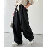 《JaVaジャバコラボ》365日、着回し無限!ウエストドロスト付きコクーンデニム… | Classical Elf | 詳細画像2