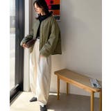 《JaVa ジャバコラボ》軽やかに羽織って旬顔。大人のノーカラー中綿ショート丈ブ… | Classical Elf | 詳細画像37