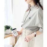 トラッドテイストをポップにアップデート。胸刺繍ボタンダウンシャツ | Classical Elf | 詳細画像2