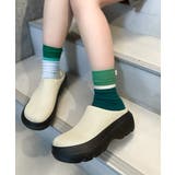 トレンド感と履きやすさ。軽量ステッチデザイン厚底サンダル | Classical Elf | 詳細画像21