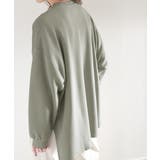 艶めく大人のスウェット。ダンボールニットサイドスリットプルオーバー | Classical Elf  | 詳細画像15 