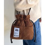 ブラウン | 秋冬のマストハブ！2WAYミニ巾着コーデュロイショルダーバッグ | Classical Elf 