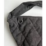 暖かみのある生地が魅力。スウェードライクキルティングビッグラウンドショルダーバッ… | Classical Elf  | 詳細画像10 