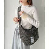 暖かみのある生地が魅力。スウェードライクキルティングビッグラウンドショルダーバッ… | Classical Elf  | 詳細画像2 