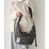 暖かみのある生地が魅力。スウェードライクキルティングビッグラウンドショルダーバッ… | Classical Elf  | 詳細画像4 