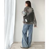 暖かみのある生地が魅力。スウェードライクキルティングビッグラウンドショルダーバッ… | Classical Elf  | 詳細画像5 