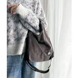 オリジナルロゴ入りクリアボタンがきらりと映える♪スウェードライク2wayショルダ… | Classical Elf  | 詳細画像3