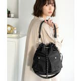 ブラック | 《JaVaジャバコラボ》おしゃれなのに、機能的。2wayダブルポケットバッグ | Classical Elf 