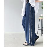 一味違う、配色×フリンジデザイン。サイドフリンジワイドデニム | Classical Elf | 詳細画像42