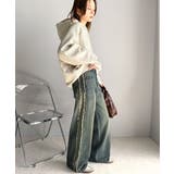 一味違う、配色×フリンジデザイン。サイドフリンジワイドデニム | Classical Elf | 詳細画像50