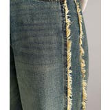 一味違う、配色×フリンジデザイン。サイドフリンジワイドデニム | Classical Elf | 詳細画像56