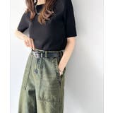 ゆるっと旬なシルエット。ヴィンテージ加工ハイウエストベイカーデニム | Classical Elf | 詳細画像24