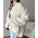 衿2WAYで旬映え。衿取り外し可能エッグライン中綿ブルゾン | Classical Elf  | 詳細画像7 