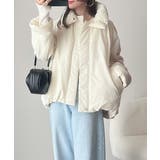 衿2WAYで旬映え。衿取り外し可能エッグライン中綿ブルゾン | Classical Elf  | 詳細画像8 