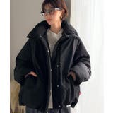 衿2WAYで旬映え。衿取り外し可能エッグライン中綿ブルゾン | Classical Elf  | 詳細画像15 