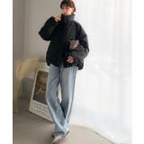 衿2WAYで旬映え。衿取り外し可能エッグライン中綿ブルゾン | Classical Elf  | 詳細画像23 