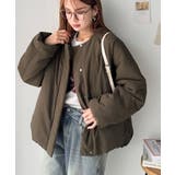 衿2WAYで旬映え。衿取り外し可能エッグライン中綿ブルゾン | Classical Elf  | 詳細画像26 