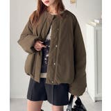 衿2WAYで旬映え。衿取り外し可能エッグライン中綿ブルゾン | Classical Elf  | 詳細画像30 