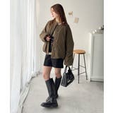 衿2WAYで旬映え。衿取り外し可能エッグライン中綿ブルゾン | Classical Elf  | 詳細画像36 