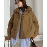 衿2WAYで旬映え。衿取り外し可能エッグライン中綿ブルゾン | Classical Elf  | 詳細画像40 