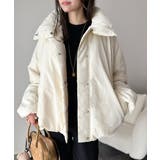 衿2WAYで旬映え。衿取り外し可能エッグライン中綿ブルゾン | Classical Elf  | 詳細画像2 